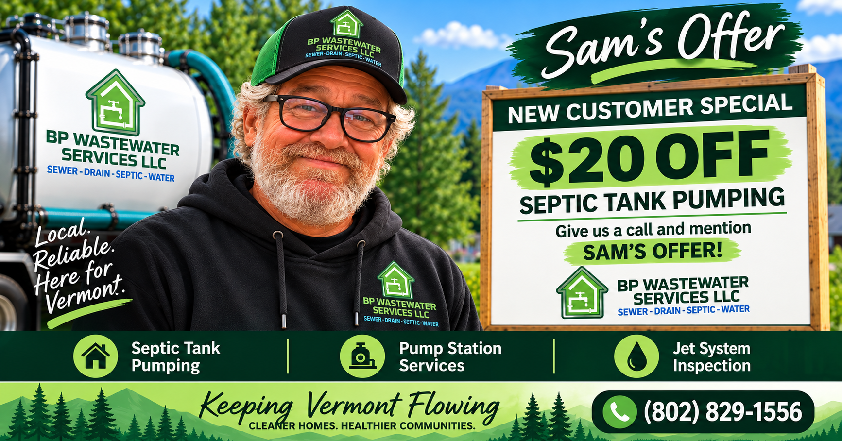 Sam's Offer - $20 off for new clients